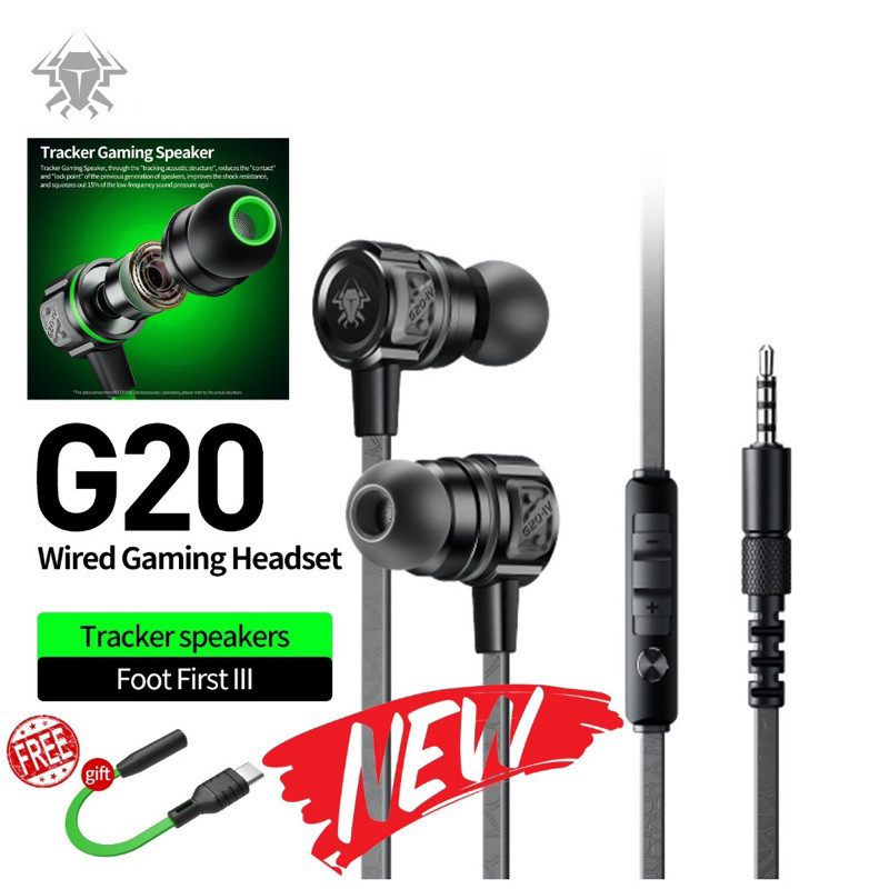 Plextone G20 V4 ใหม่ล่าสุด หูฟังเกมมิ่งมาพร้อมไมค์ แถมตัวแปลง Type to Jack 3.5 รองรับ iโฟu15 แล้วมือถืออื่นๆType C
