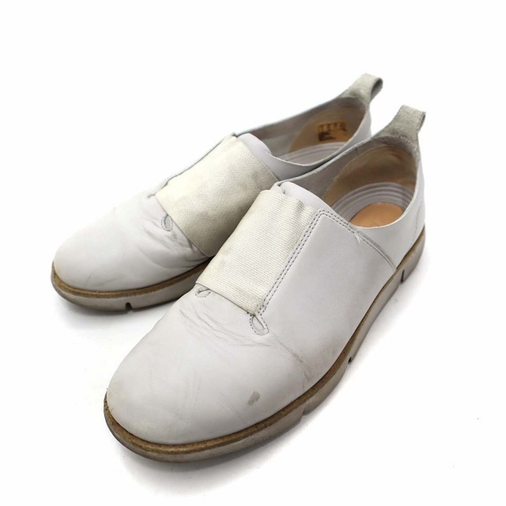 Clarks Clarks รองเท้าหนัง แบบสวม ใส่สบาย น้ําหนักเบา 23 ส่งตรงจากญี่ปุ่น มือสอง

