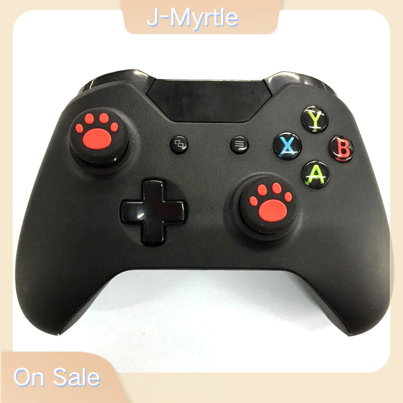 J-myrtle ฝาครอบปุ่มกดหัวแม่มือ ซิลิโคน ลายอุ้งเท้าแมว สําหรับ PS3 PS4 Xbox One/360 Nice 2 ชิ้น