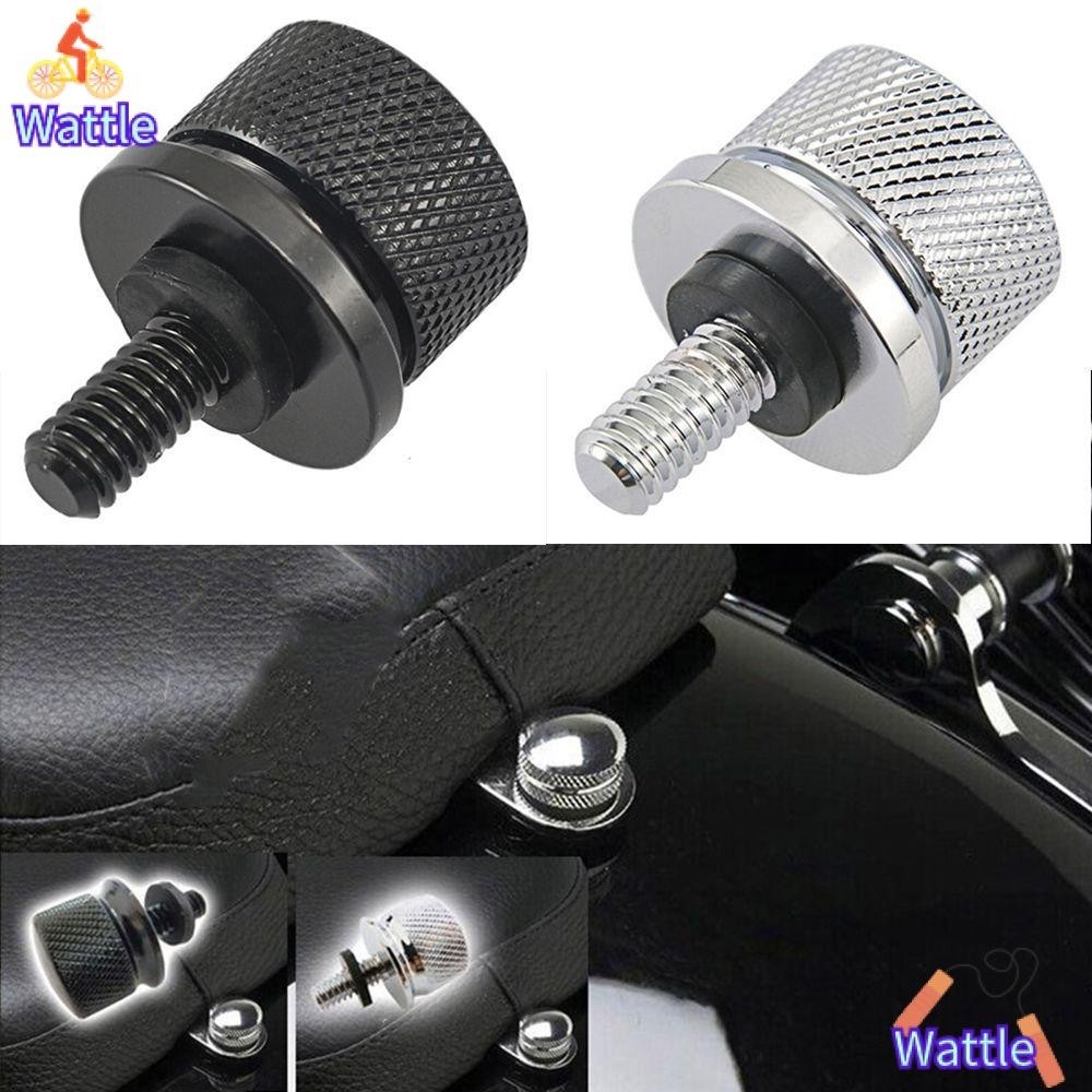 WATTLE 6mm CNC Motorcycle Screw Rear Seat For Harley Sportster Touring Seat Bolt Motorcycle Modification Aluminum Round Dyna Softail Road Glide Street Glide Fender Screws Cap/Multicolor
