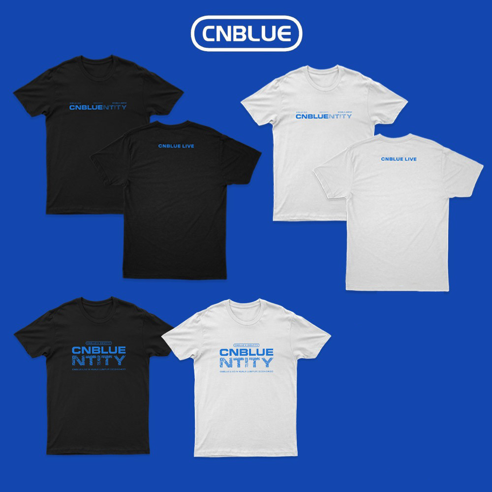 Cnblue  'CNBLUENTITY'  ผ้าฝ้าย พรีเมี่ยม UNISEX