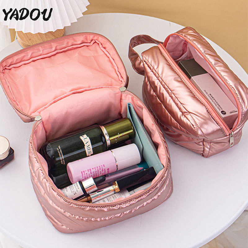 Yadou กระเป๋าเครื่องสําอาง อเนกประสงค์ แบบพกพา น้ําหนักเบา จุของได้เยอะ