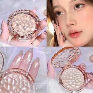S-25🌟LEEINTO พาเลตต์ไฮไลท์ คอนทัวร์หน้า เนื้อฝุ่น กลิตเตอร์ ประกายมุก โมโนโครม กันน้ํา มีให้เลือก 3 สี