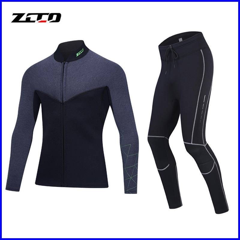 พร้อมส่ง ZCCO กางเกงดําน้ํา ผ้านีโอพรีน มีซิปด้านหน้า ปรับขนาดได้ 3 มม. สําหรับผู้ชาย