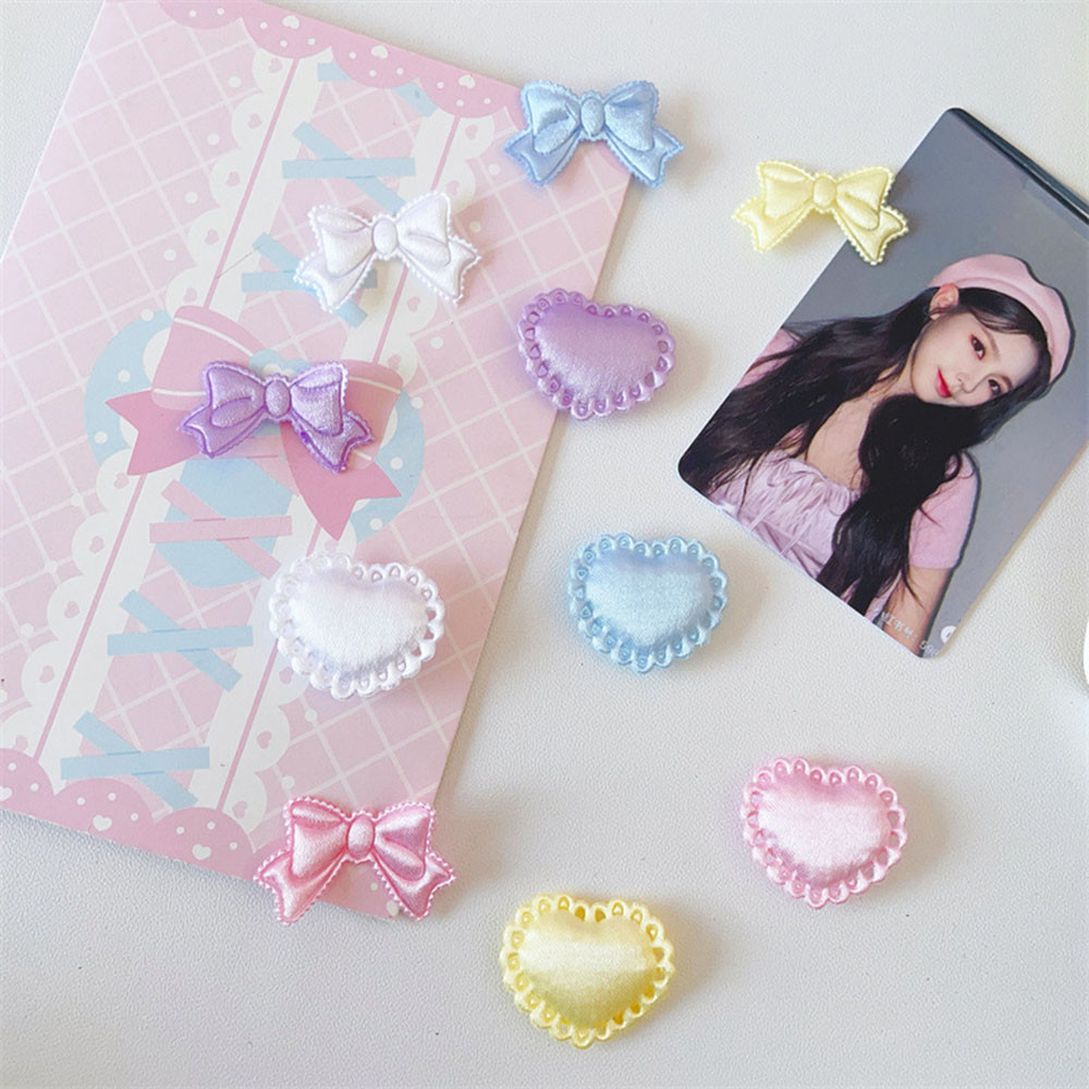 โบว์น่ารัก DIY สําหรับตกแต่งสมุดทํามือ ห่อของขวัญ 10 ชิ้น ต่อถุง