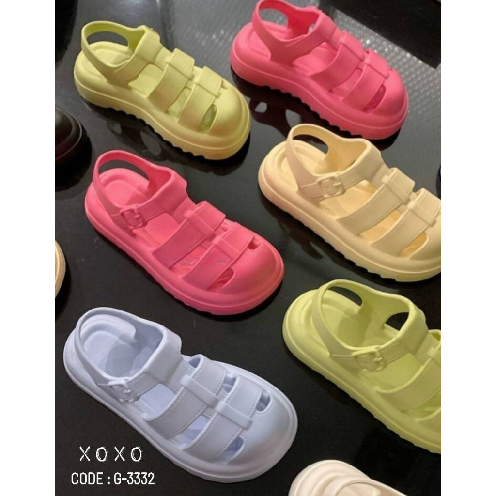 (พร้อมส่งจากไทย-ทุกคู่ในร้าน) Summer EVA งานสาน โดนน้ำได้ แช่นำ้ได้