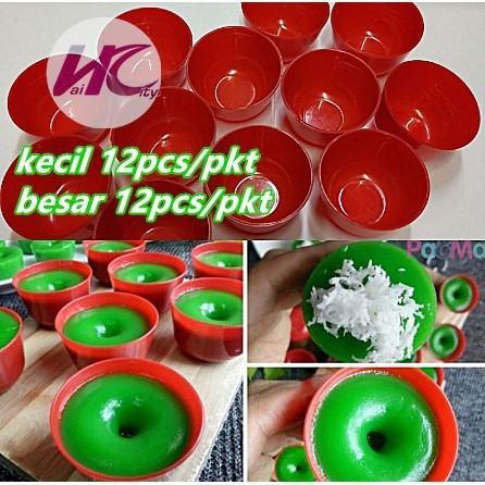 (HC) 12 ชิ้น/เซ็ต Lompang/Apam/Kosui แม่พิมพ์เค้ก