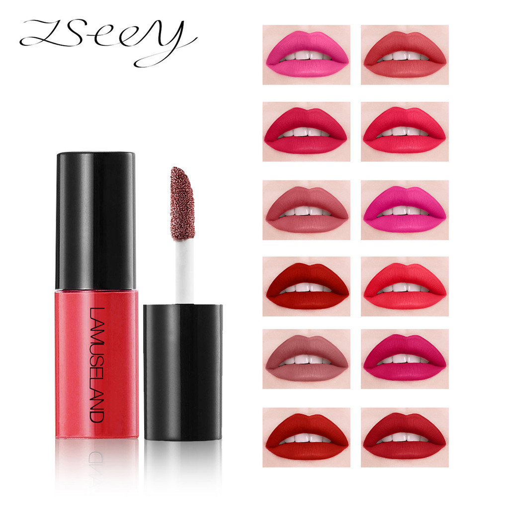 ซื้อ Zseey ลิปสติก เนื้อแมตต์ กันน้ํา ติดทนนาน 3.5 กรัม 12 สี