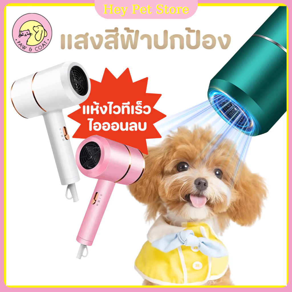 2800W อัพเกรด Blu-ray สำหรับเครื่องเป่าผมสัตว์เลี้ยงและแมวและสุนัขเครื่องเป่าผม กะทัดรัดและพกพาสะดวก