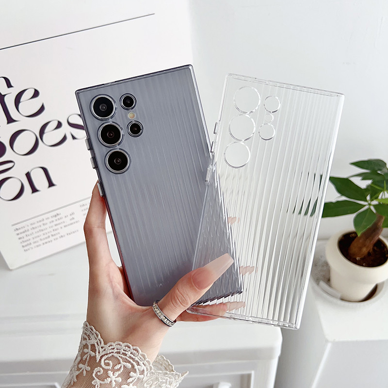 Envel ใหม่คุณภาพสูง Anti-Scratch Anti-Fingerprint เคสโทรศัพท์, Slim Clear Full-Body PC Hard Shell ใช้งานร่วมกับ Samsung S25 Ultar S24 + S23 Plus