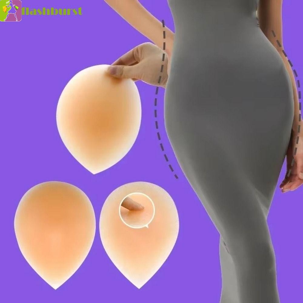 Flashburst 1 คู่ผู้หญิง Butt Lifting Pads, ธรรมชาติไม่มีรอยต่อReusable False Hipแผ่นกว้าง,น้ําหนักเบาสะโพกจําลองที่ถอดออกได้นุ่มก้นEnhancer Shapewear