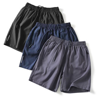 กางเกงขาสั้นฤดูร้อนสำหรับผู้ชาย กางเกงขาสั้นน้ำหนักเบาและระบ…