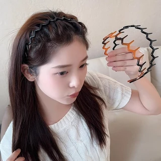 แฟชั่นเกาหลีใหม่ที่เรียบง่ายสวยอะคริลิฟันใบหน้าล้างคาดศีรษะอุปกรณ์ผม