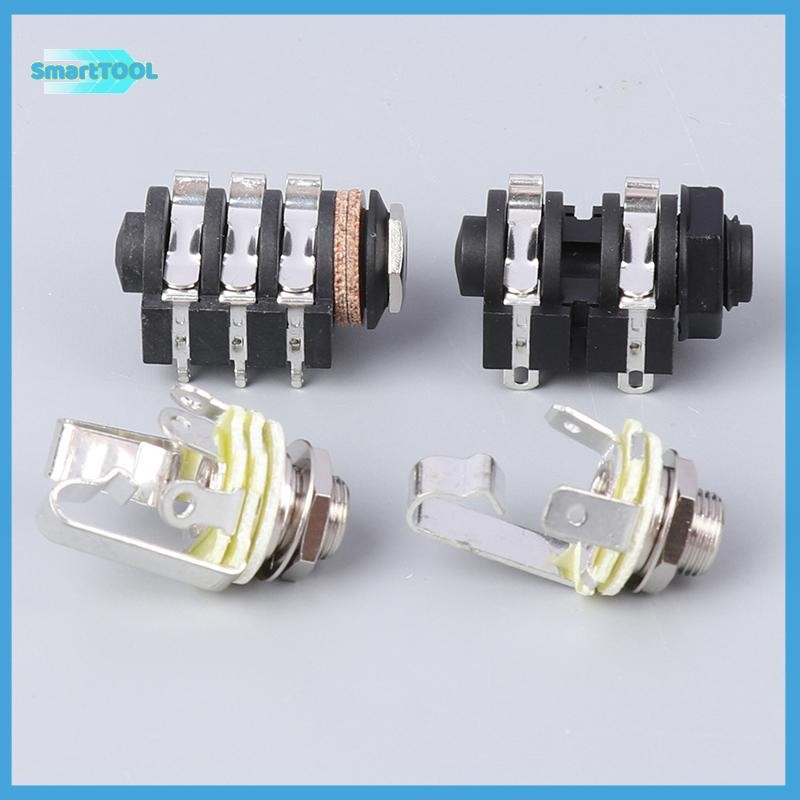 Utzn> REAN TRS สเตอริโอ 6.35 มม.โลหะหญิงแจ็ค 3 เสา NYS230 แผงเสียงติดตั้งซ็อกเก็ต 1/4 "TS Mono Jack PCB ซ็อกเก็ต NYS215 ใหม่