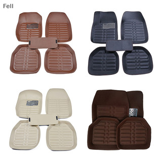 [Fel] Tapetes De Piso 5pcs Auto Pés Para Carpetes Duster Premium Conjunto Completo Couro Acessórios Carros COD
