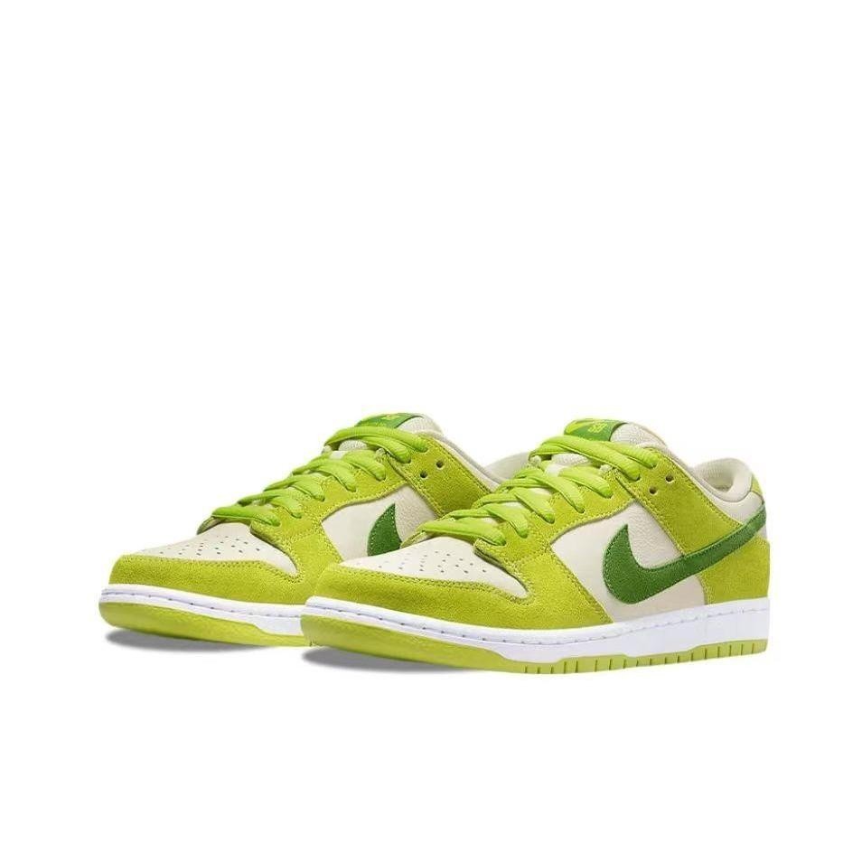 ♞,♘,♙Nike SB Dunk Low"Green Apple" รองเท้าผ้าใบ รองเท้า nike DM0807-300 leisure
