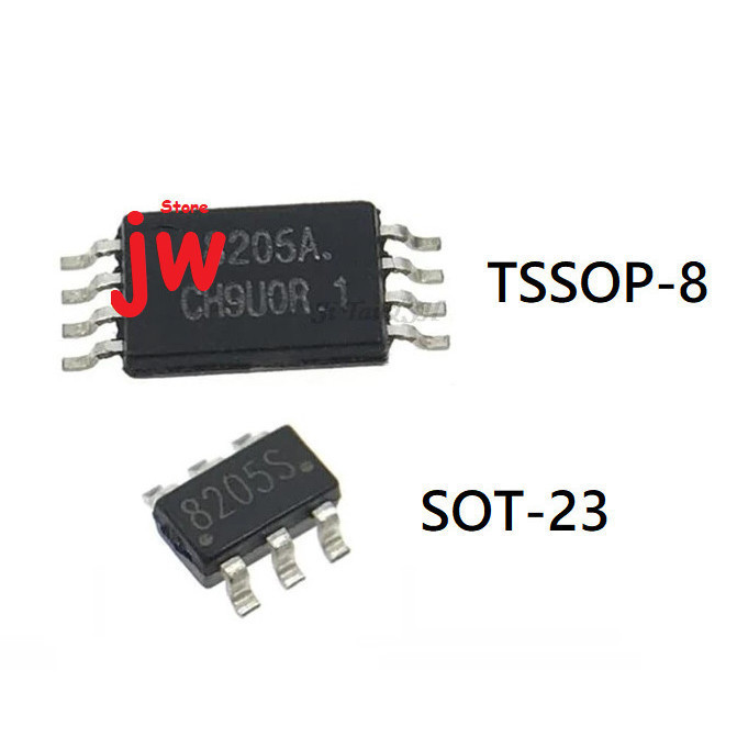 เครื่องมือชิ้นส่วน FS8205A FS8205S CEG8205A FS8205 Dual N-Ch Mosfet TSOP-8 SOT23 SMD - FS8205A TSOP8