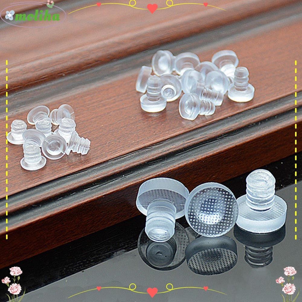 Moliha แผ่นยางกันชนประตูเฟอร์นิเจอร์ แบบใส ป้องกันการชน