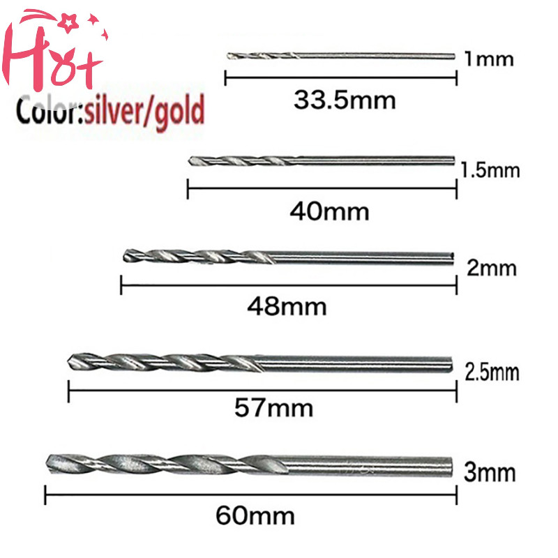 Ge ชุดดอกสว่านเหล็ก เคลือบไทเทเนียม ความเร็วสูง ทรงสี่เหลี่ยม 100/50 ชิ้น - รูปที่ 7