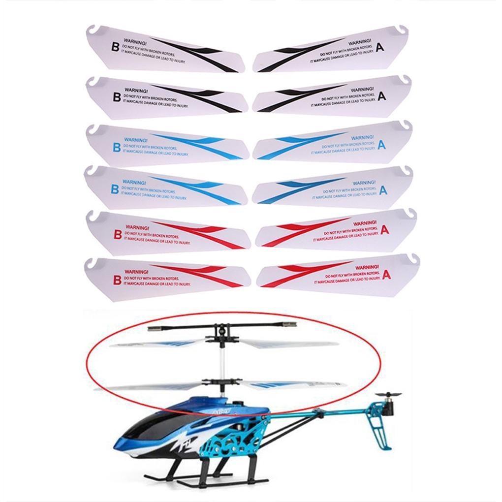 Choo4x ติดตั้งง่าย RC Drone Blade สําหรับรีโมทคอนโทรลเฮลิคอปเตอร์เฮลิคอปเตอร์ใบมีดอะไหล่ของเล่น