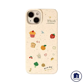 น่ารัก เค้ก ส้ม สตรอเบอร์รี่ อ่อนนุ่ม กรณี เข้ากันได้ สำหรับ IPhone 17 air 16 XR 15 14 12 13 11 Pro MAX 7 8 6 15 6s Plus