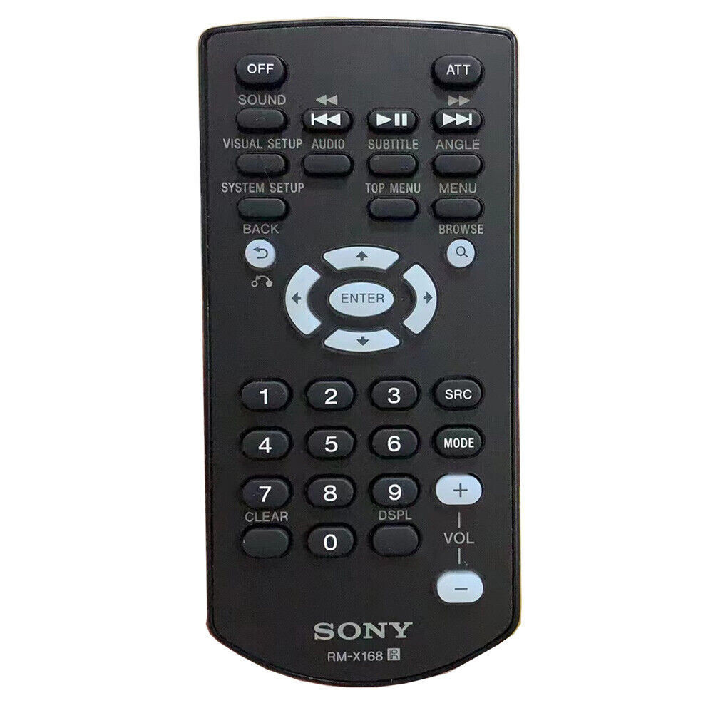 ใหม่ RM-X168 สําหรับ Sony รถ Video CD DVD Receiver รีโมทคอนโทรล MEX-DV700