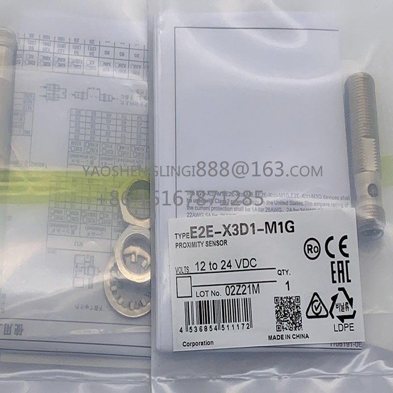 ใหม่Proximity sensor E2E-X3D1-M1GJ E2E-X3D2-M1TGJ-UZ E2E-X2D1-M1GJ M1GJ M1J M1F7N5F2E-N7N5-N7N5E-N7N