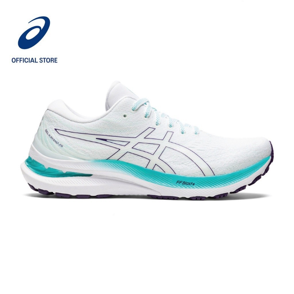 รองเท้าวิ่ง ASICS Women GEL-KAYANO 29 สีขาว/กระจกทะเล