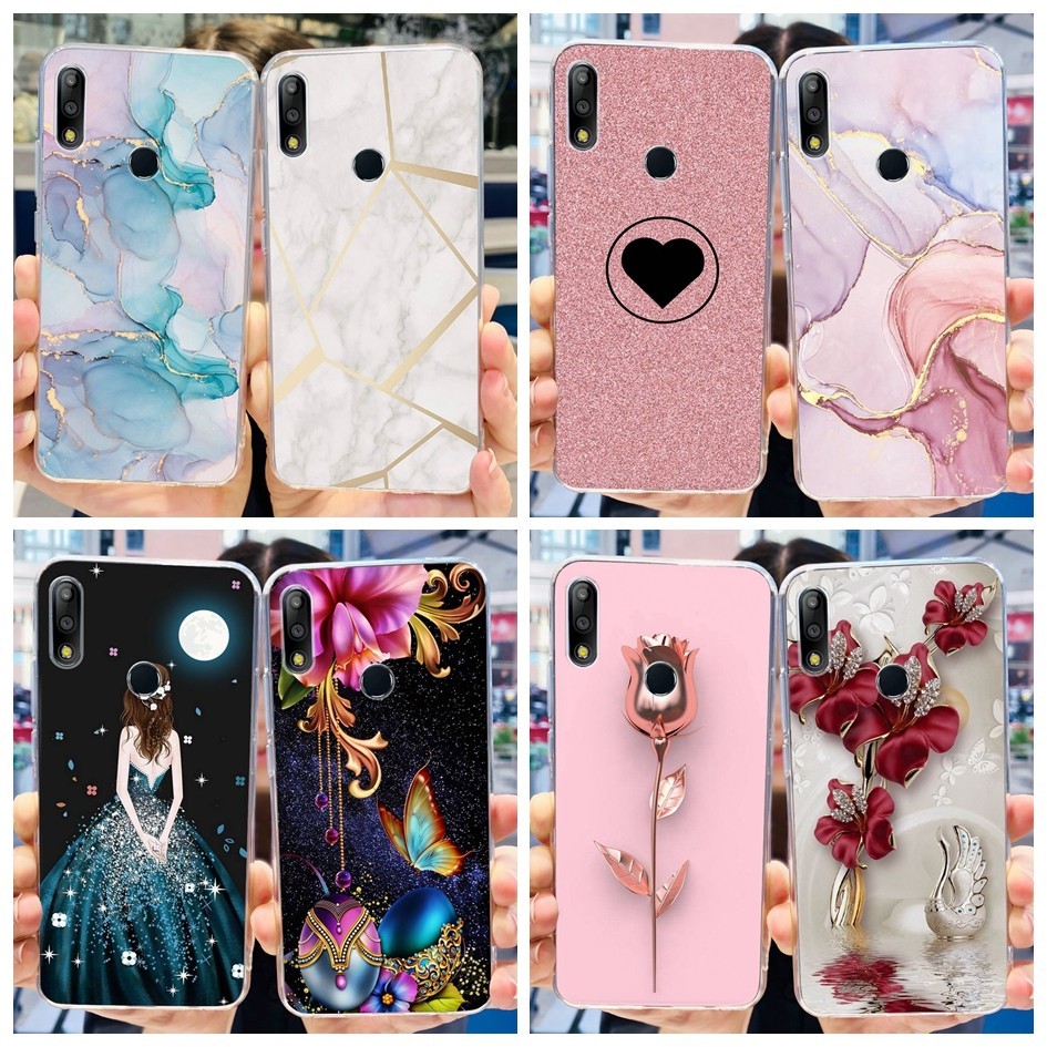 เคสโทรศัพท์มือถือแบบนิ่ม ใส ลายหินอ่อน แฟชั่น สําหรับ Asus Zenfone Max Pro (M2) ZB631KL X01BDA Zenfone Max M2 ZB633KL X01AD