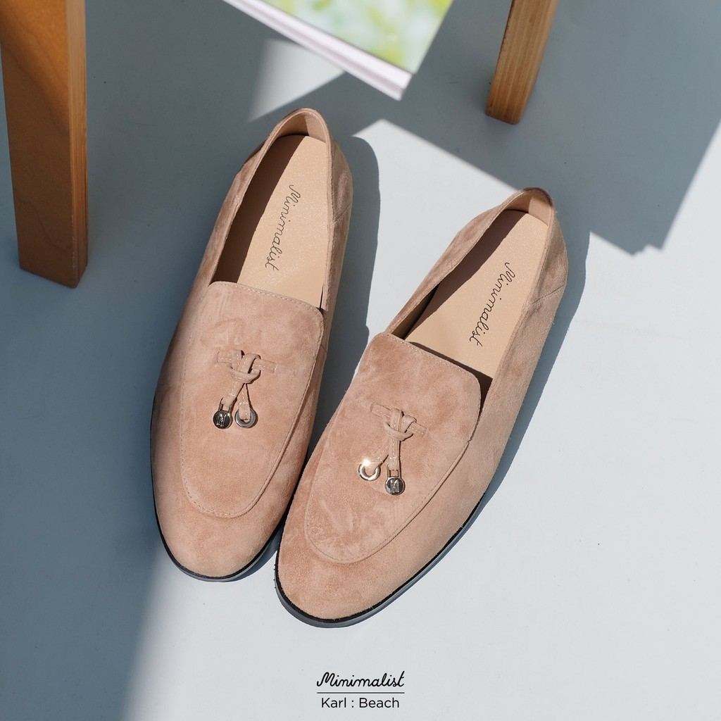 𝐌𝐈𝐍𝐈𝐌𝐀𝐋𝐈𝐒𝐓 รองเท้าโลฟเฟอร์ รุ่น Karl (beach) พื้นนิ่ม ใส่เหยียบส้นได้ กับ 2 look ในคู่เดียว