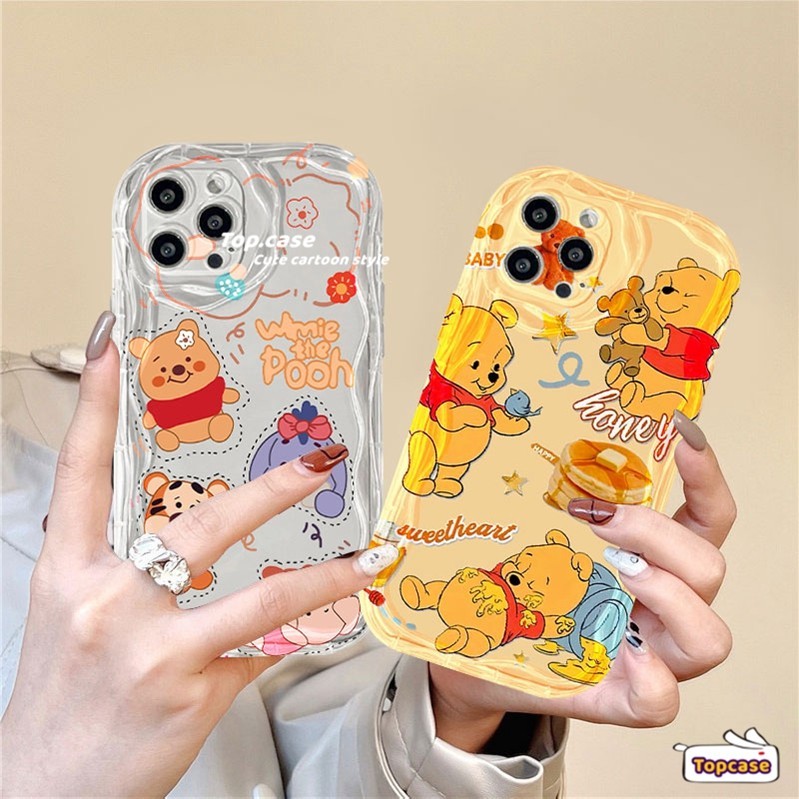 เคสโทรศัพท์มือถือนิ่ม ลายการ์ตูนหมีน้ําผึ้ง 3D สําหรับ Infinix Smart 8 7 6 5 2020 Hot 40i 40 Pro 30i 30Play 20 20i Play Note 12 G96 Spark Go 2024 Hot 12 11 10 Play