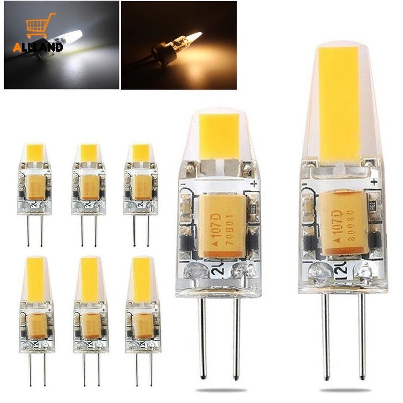 JC Mart หลอดไฟสปอตไลท์ G4 LED หรี่แสงได้ AC DC 12V COB 3W 6W แบบเปลี่ยน สําหรับโคมไฟระย้า โคมไฟฮาโลเจน