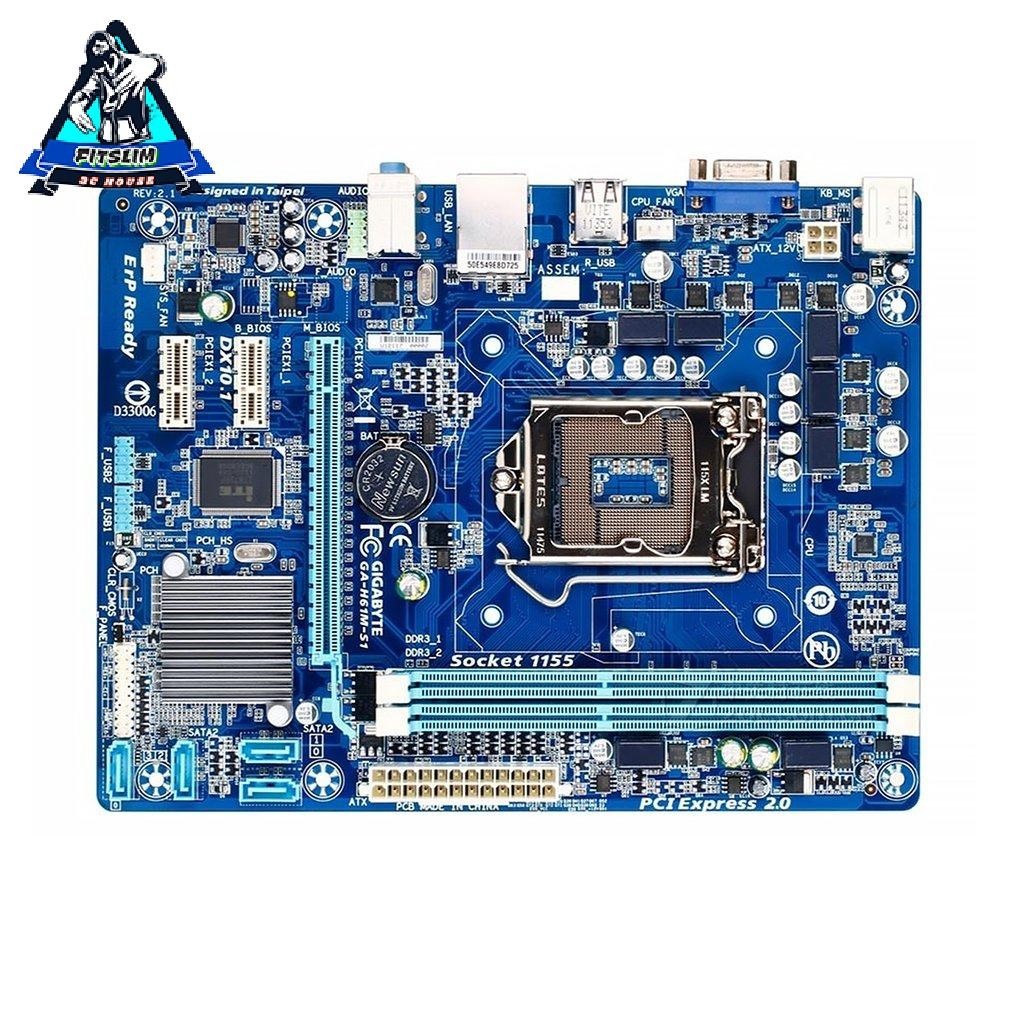 H61M-S1 Mainboard H61 Socket LGA 1155 I3 I5 I7 DDR3 16G Motherboards Accessory