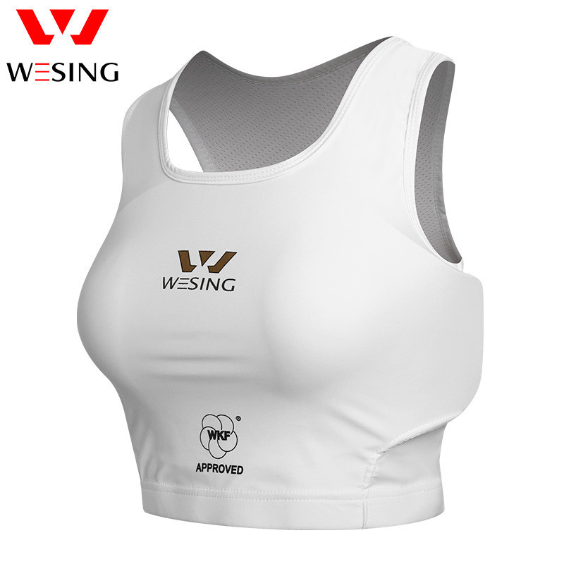 Wesing Karate Chest Guard Female Boxing Chest Protector WKF ได้รับการอนุมัติ