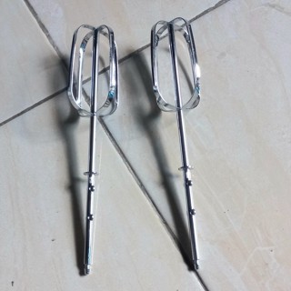 เครื่องผสมไม้บด 1 ชุด ตะกร้อเค้ก แป้งโดว์ เครื่องผสมแท่งเหล็…