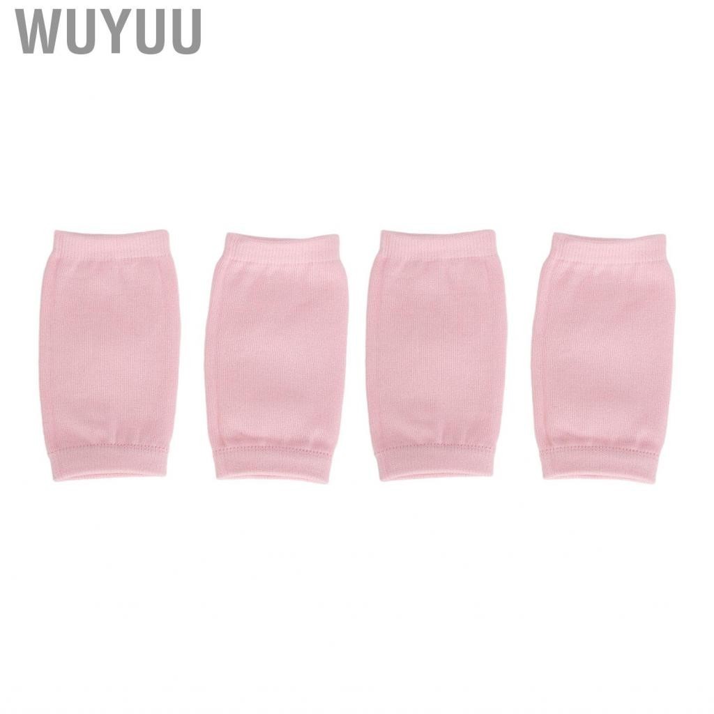 Wuyuu 2 Pairs Gel Elbow Sleeves Moisturizing Softening Cover For Dry Skin