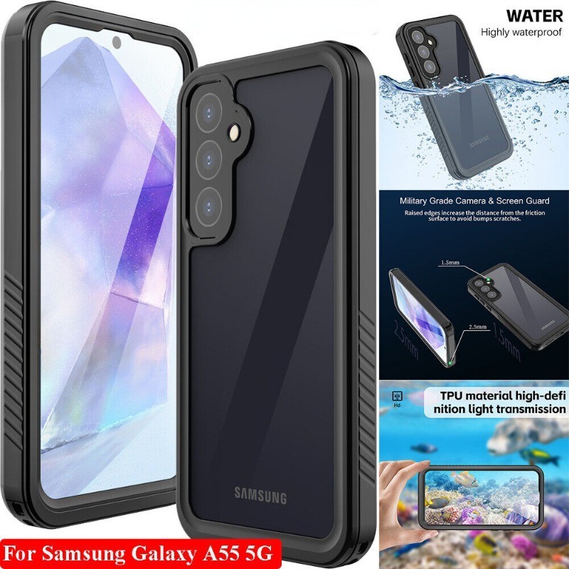 เคสโทรศัพท์มือถือ กันน้ํา กันกระแทก สําหรับ Samsung Galaxy A55 5G IP68