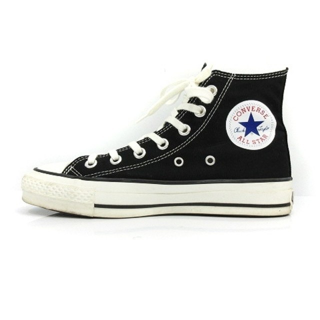 Converse All Star รองเท้าผ้าใบ 5 24 ซม. สีดํา สีขาว ส่งตรงจากญี่ปุ่น มือสอง
