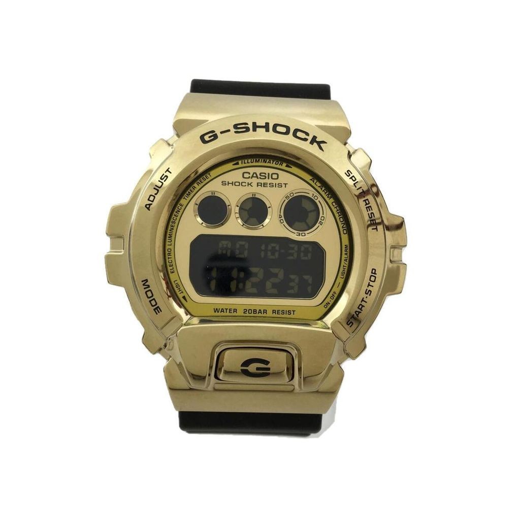 CASIO Wrist Watch G-Shock Gold Black Men's Digital Direct from Japan Secondhand