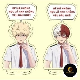 สแตนดี้ช่วยเรียน Shoto Todoroki, Bakugou Katsuki | ฮีโร่ของฉัน นักวิชาการ | MHA MHA