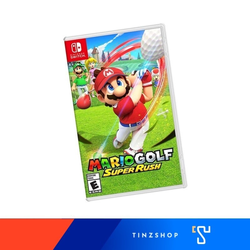 Nintendo Switch Game Mario Golf Super Rush Zone Asia English เกมนินเทนโด้ เกมมาริโอ้ กอล์ฟ