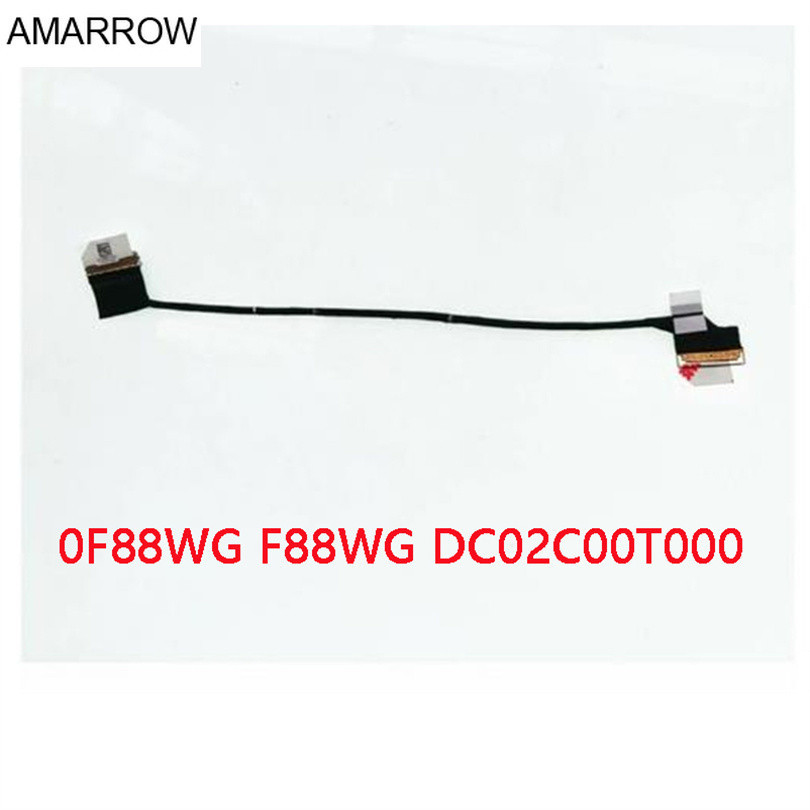 สายเคเบิลหน้าจอ LCD LCD LCD สําหรับแล็ปท็อป DELL ALIENWARE X15 R1 R2 GDS50 NO G-SYNC 0F88WG F88WG DC