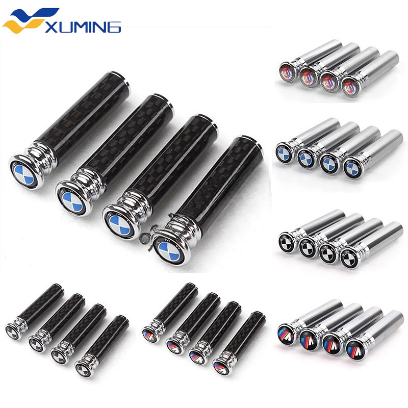 Xm- สกรูล็อคประตูรถยนต์ คาร์บอนไฟเบอร์ สําหรับ BMW M Power AC Hartge Hamann Alpina E46 E60 E90 4 ชิ้