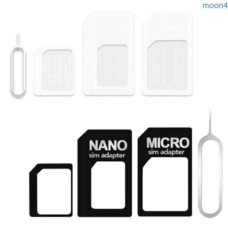Moon4 ชุดเครื่องมือแปลงซิมการ์ดนาโน มาตรฐานไมโคร สําหรับซิมการ์ด