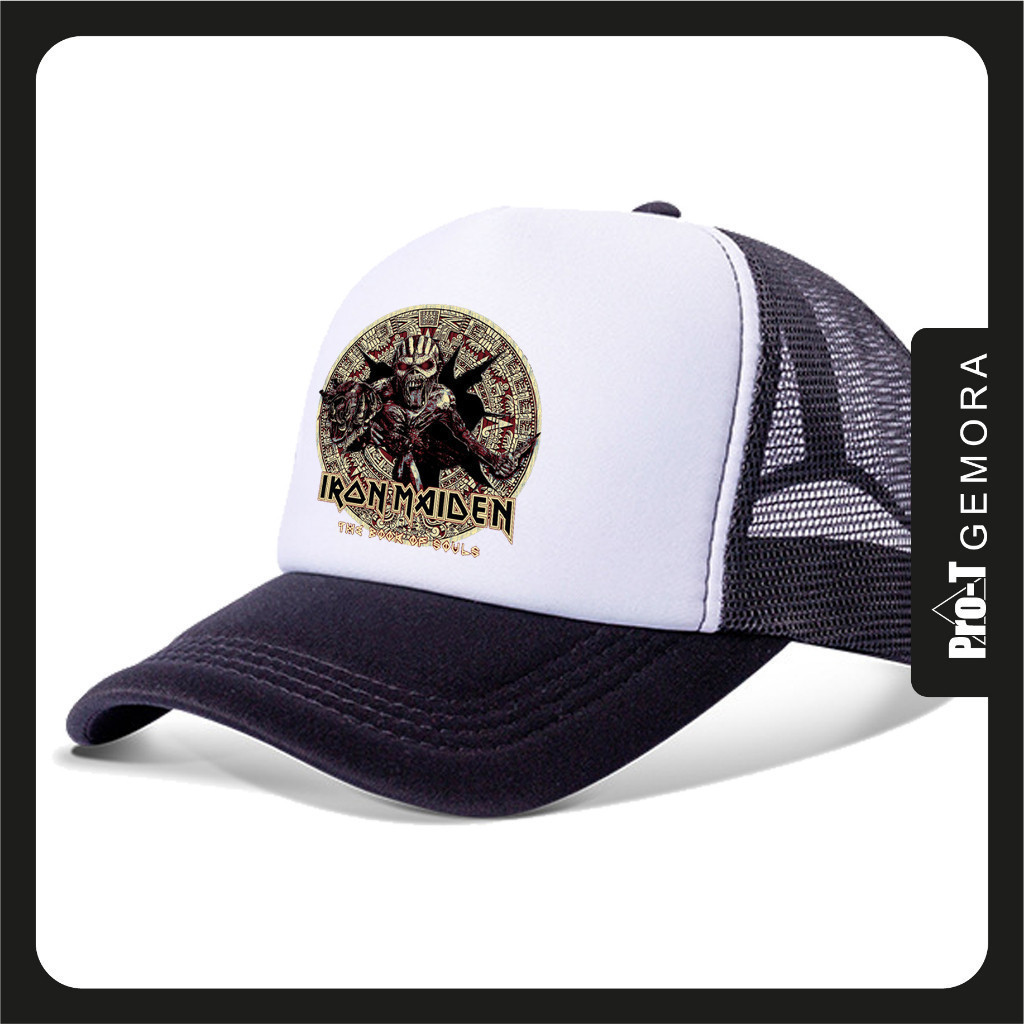หมวกแก๊ป ลาย Iron Maiden Rock Trucker แฟชั่นสําหรับสตรี 2024