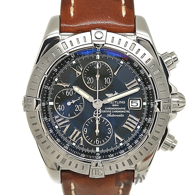 Breitling นาฬิกาข้อมืออัตโนมัติ ของแท้ สําหรับผู้ชาย A13356