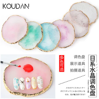 Koudan พาเลทเจล ทรงกลม สําหรับผสมสีทาเล็บ
