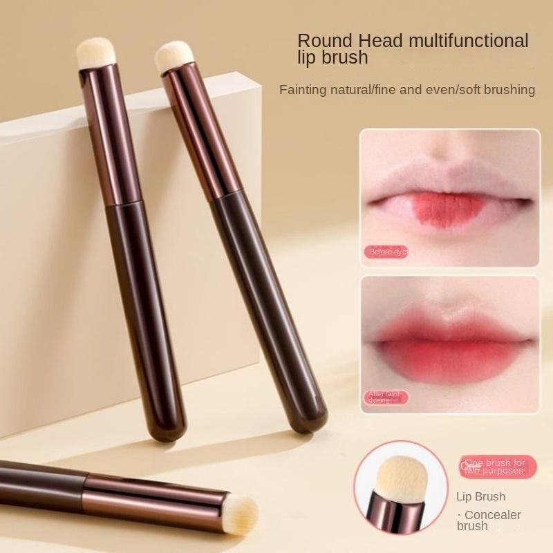 แปรงแต่งหน้า แปรงคอนซีลเลอร์ แปรงปัดแก้ม แปรงหัวกลม แปรงลิปสติก แปรงเครื่องสําอาง แบบพกพา