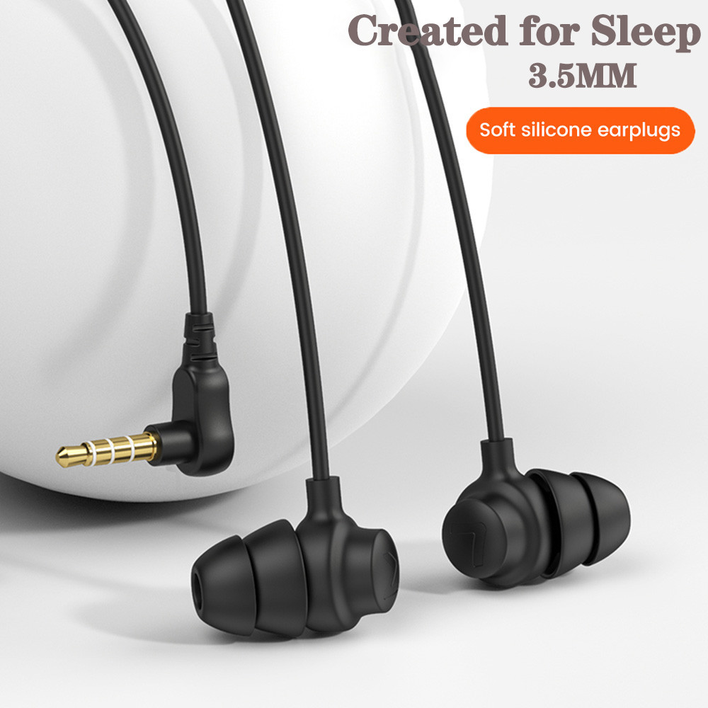 หูฟังอินเอียร์ ซิลิโคนนิ่มพิเศษ ลดเสียงรบกวน ขนาด 3.5 มม. สําหรับ ASMR Sleep
