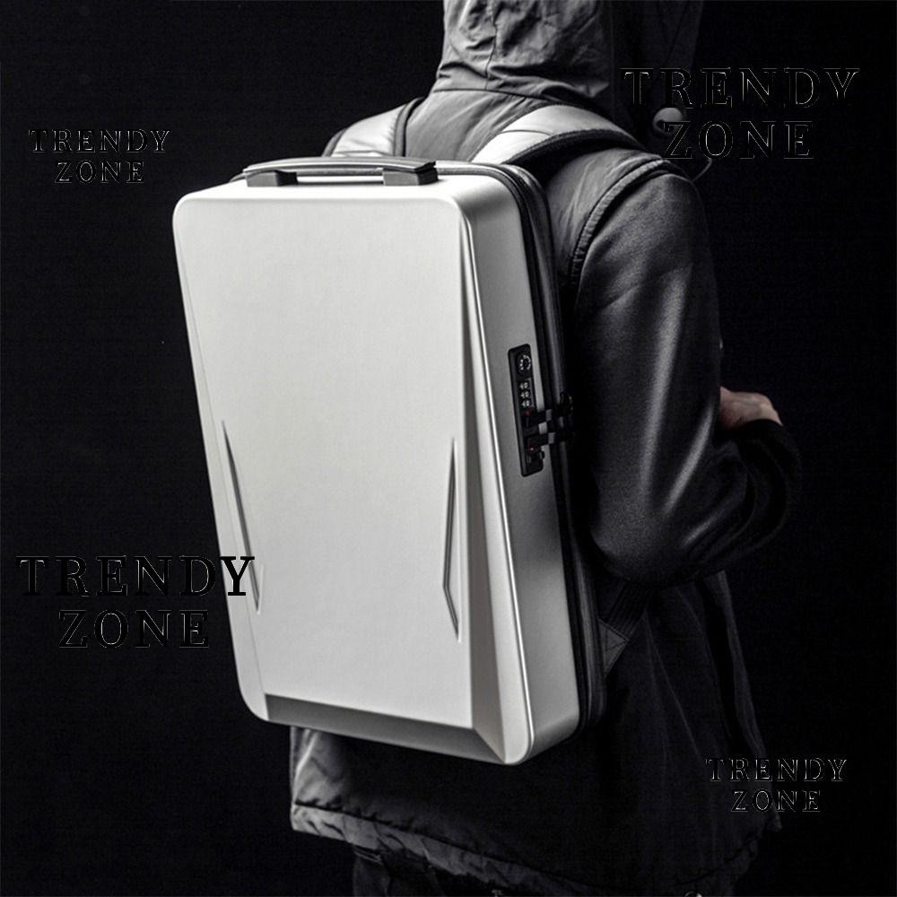 Trendyzone กระเป๋าเป้สะพายหลัง ใส่แล็ปท็อป Tsa Lock Usb Port 17.3 นิ้ว กันขโมย Pc Hard Shell